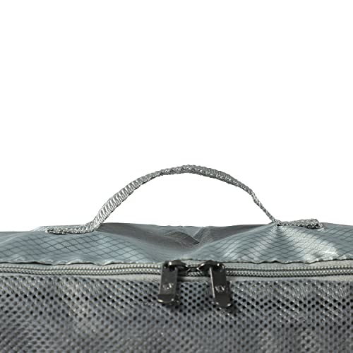 Traveler's Choice Cloverland Packing Cubes 5 Piece Set, Grey - color: Gray