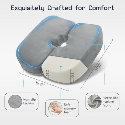 GAB Medical Bed Sore Cushions for Butt, Donut Pillow for Tailbone Pain - color: Gray