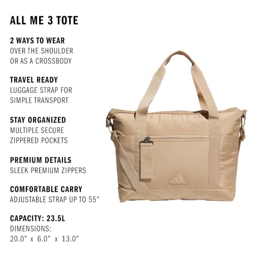 adidas All Me Tote Bag - color: Warm Sandstone Beige/3