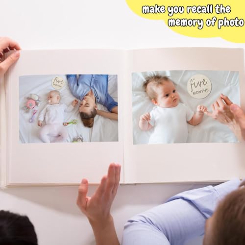 12pcs Wooden Baby Monthly Milestone Cards