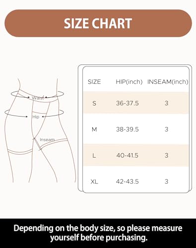 INNERSY Women's High Waisted Period Underwear Boy Shorts 3-Pack - color: Black, size: X-Large