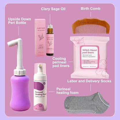 6 Pcs Labor & Postpartum Essentials Recovery Kit