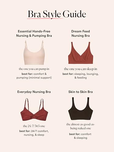 HATCH The Dream Feed Nursing & Sleep Bra - color: Sand, size: Small