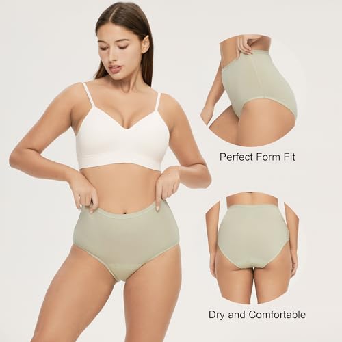 BATTEWA 50ml Incontinence Underwear for Women Leak Proof Panties 5Black, M - color: Black, size: Medium