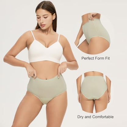 BATTEWA 50ml Incontinence Underwear for Women Leak Proof Panties 5Black, M - color: Black, size: Medium