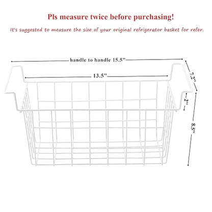 Orgneas 15.5" Freezer Organizer Bins for Chest Freezer Storage Rack Bins - size: 15.5 inch