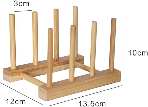 Bamboo Wooden Dish Rack Dishes Drainboard Drying Drainer Storage Holder