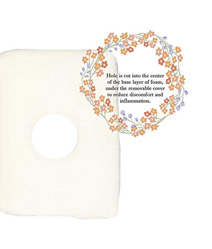 The Breast & Chest Buddy Port Support - Seatbelt Pads for Open Heart Surgery and Mastectomy Recovery - Burgundy