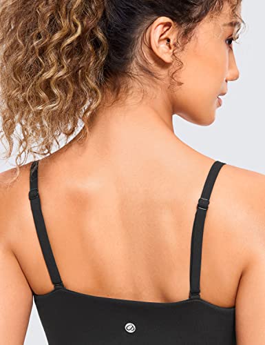 CRZ YOGA Butterluxe Thin Strap Sports Bra - color: Black, size: Small