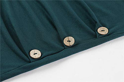 Chuanqi Womens Maternity Shirt Fall Long Sleeve T-Shirts Pregnancy Clothes - color: A-green, size: Large