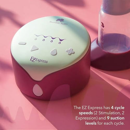 Rumble Tuff EZ Express Breast Pump Collection Cups, 8 oz, Wearable - size: EZ Express + Go-Cups + Cooler backpack