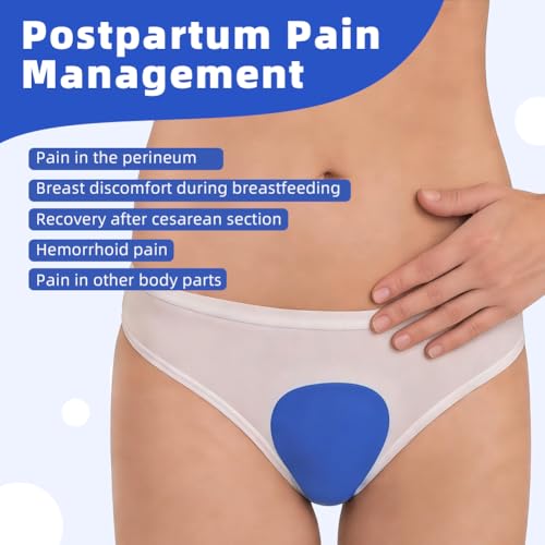 Perineal Ice Packs for Postpartum Recovery, Hot & Cold Postpartum Ice Packs - color: Blue