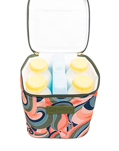 Sarah Wells Cold Gold Breastmilk Cooler with Ice Pack (Groovy) - color: Groovy