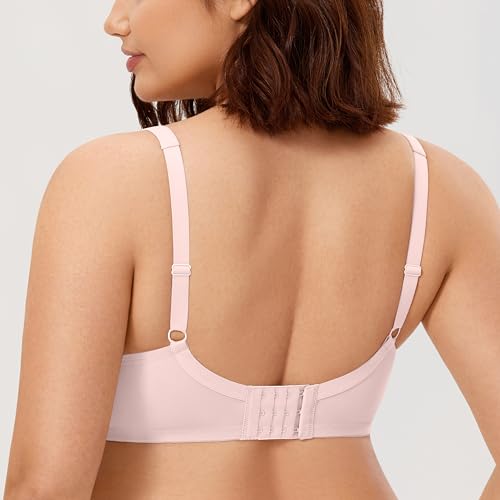 CALVENA Women's Lightly Padded Nursing Bra - color: Rose Smoked, size: 36B