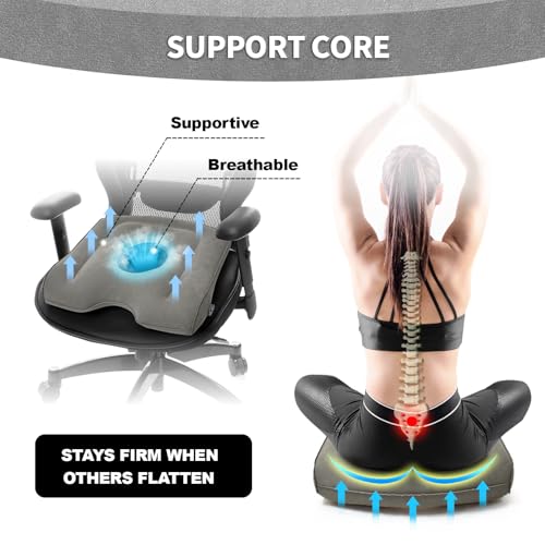 Portable Inflatable Seat Cushion,Pressure Relief