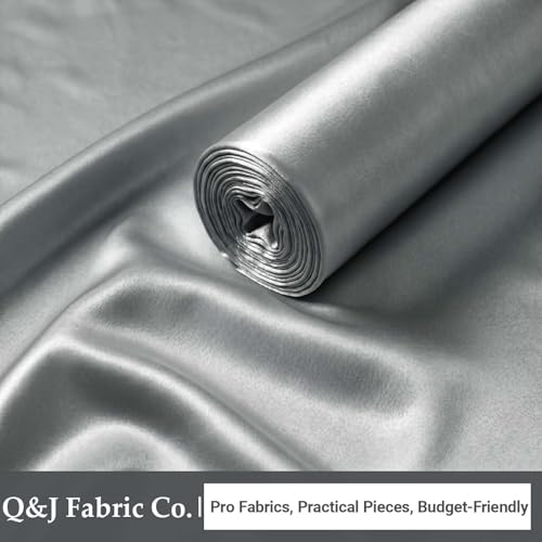 1 Pack Satin Wedge Pillow Cover 25x25x8 Inch Grey - color: Grey, size: 25x25x8"