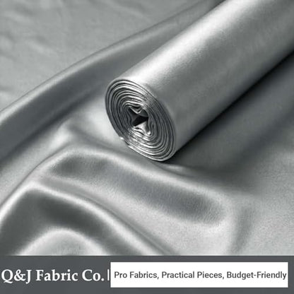 1 Pack Satin Wedge Pillow Cover 26x25x7.5 Inch Grey - color: Grey, size: 26x25x7.5"