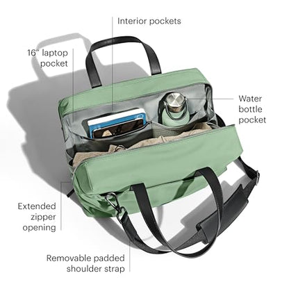 Away The Everywhere Bag, Airline-Approved Carry-On Travel Bag - color: Sea Green