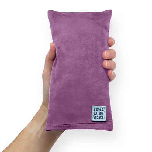 Mini Microwave Heating Pad and Cold Pack, Cold Hands, Neck and Wrists 4x8in - color: Purple Plum