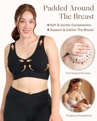 Coobie Comfort Bra - color: Black, size: Large