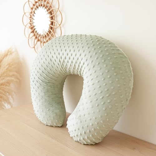 Konssy 2 Pack Nursing Pillow Covers, Soft Covers for Breastfeeding Pillows - color: Green, Woodland