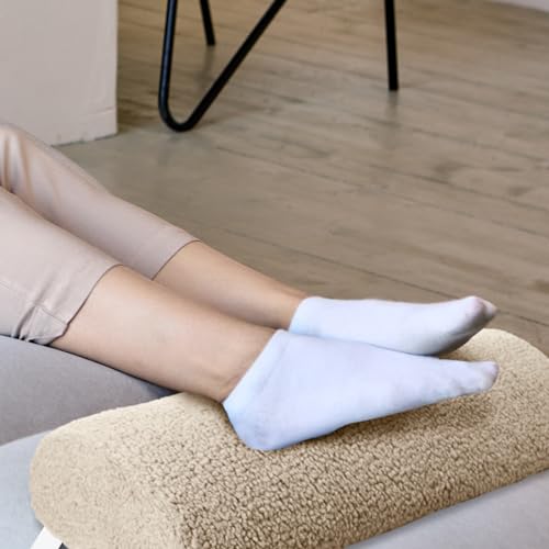 Wesiti Recliner Leg Rest Cushion Footrest Pillow Elevate Feet, Light Camel - color: Light Camel