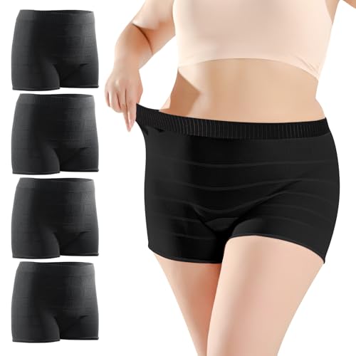 Mesh Underwear Women for Post-surgical, Postpartum Recovery 4 Count Large - size: Large