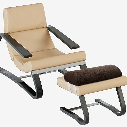 Wesiti Recliner Leg Rest Cushion Footrest Pillow Elevate Feet, Chocolate - color: Chocolate