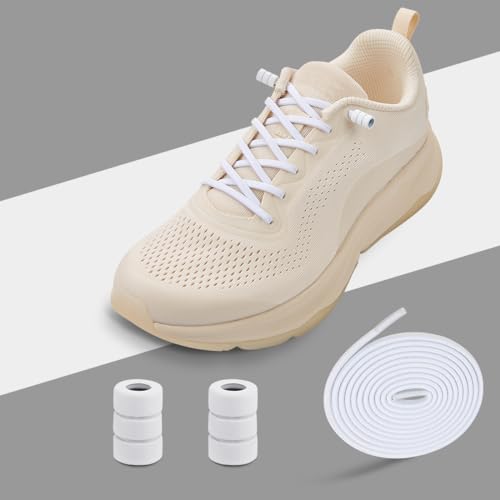 Elastic No Tie Shoelaces For Kids & Adults Sneakers，One Size Fits All - color: 1 Pair Army Green