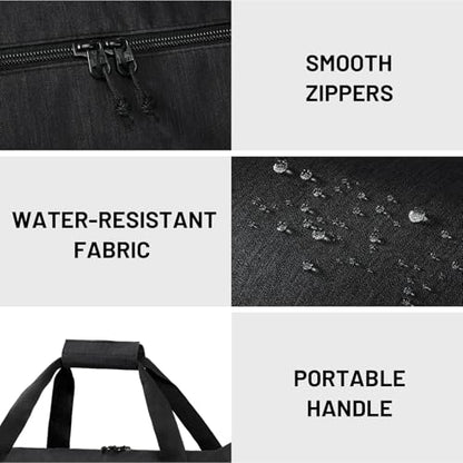 MIER Small Gym Duffle Bag with Shoe Compartment & Wet Pocket, 24L, Black - color: black, size: 24L