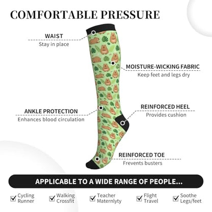 Compression Sock Graduated Knee High Sock for Women Men - color: 18