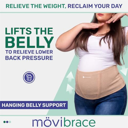 Movibrace Abdominal Support Belt Hanging Belly Panniculus Support XXXL - size: XXX-Large