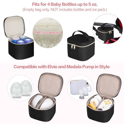 Fasrom Breast Pump Organizer Bag, Pumping Backpack with Cooler