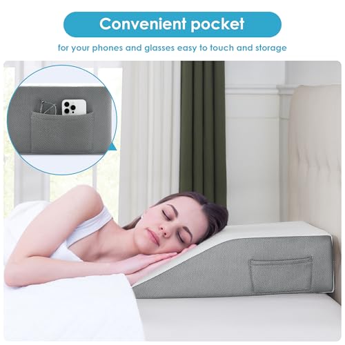 Cozymaker 6-inch Adjustable Leg Elevation Pillows for Swelling Pain Relief - size: Flat Top 6 inch Height