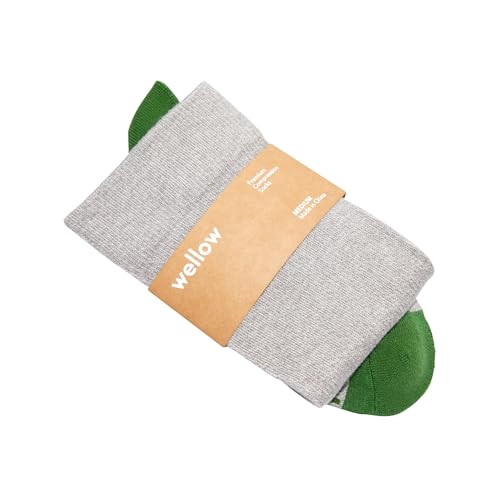 Wellow Knee High Compression Socks for Men & Women, 18–25 mmHg - color: Artichoke Toe - Front Runner, size: X-Large