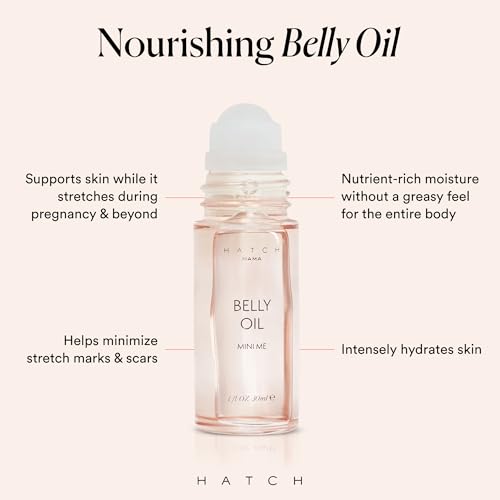HATCH Belly Oil Roller, Pregnancy & Postpartum Body Skincare, 1 Fl Oz