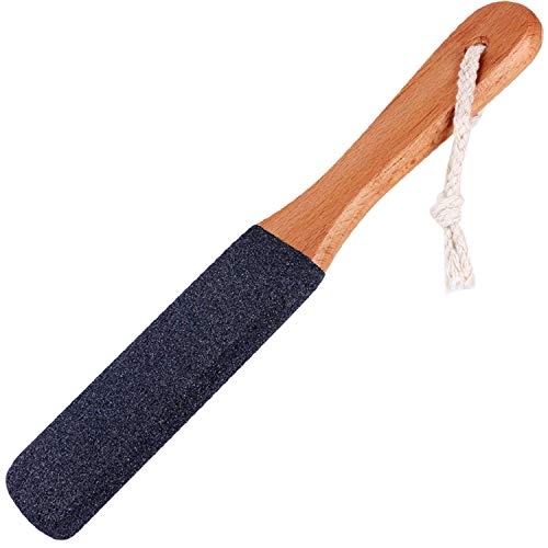 Kinepi Foot File & Foot Scrubber,Pumice Stone for Feet Callus Remover - color: Black