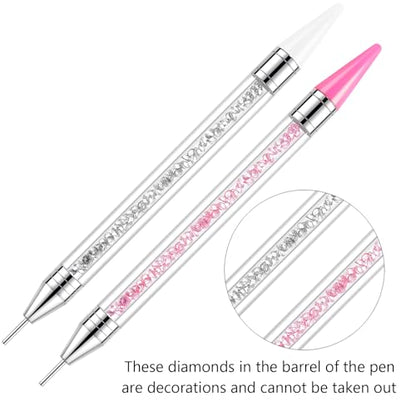Bedazzling Tools Pen Kit Diamond Painting Wax Pencil Rhinestone Picker Tool - color: Pink