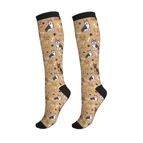 Compression Sock Graduated Knee High Sock for Women Men - color: 14