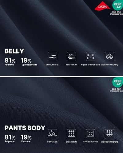 G4Free EverGoing Maternity Dress Pants Pregnancy Slacks - color: Dark Navy, size: X-Small