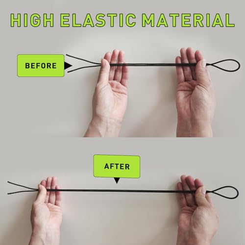 Elastic Shoe Laces for On Cloud 5, 6 Replacement Strings - color: Dark Grey, size: 22in (55cm)