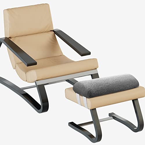 Wesiti Recliner Leg Rest Cushion Footrest Pillow Elevate Feet, Light Gray - color: Light Gray
