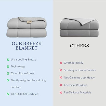 Plufl Breeze Blanket Cooling Comforter, King, 108" x 90", Cool Gray Bedding - size: King (108" x 90")