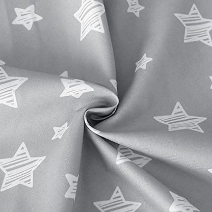 Nursing Pillow Cover for Baby Snug Fits Boppy Nursing Pillows - color: Grey Star