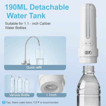 Electric Portable Bidet for Bathroom & Home Daily Use, White - color: 2 White
