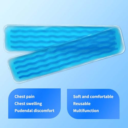 Postpartum Cold Pack, Perineal Cooling Pad Pregnancy & Hemorrhoid Pain Relief, Postpartum Ice Pack Pads with 2 Washable Sleeves (Blue (4 ice Pack+2 Fabric Cover)) - color: Blue (4 Ice Pack+2 Fabric Cover)