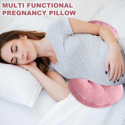 Pregnancy Pillow – Full Body Maternity Pillow for Side Sleepers, Ergonomic Support for Back, Belly, Hips & Legs