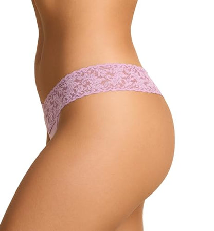 hanky panky, Supima Cotton Low Rise Thong - color: Water Lily