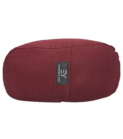 Everyday Yoga Premium Bolster, Soft Meditation Pillow, Multi-Colors - color: Merlot, style: A. High Impact - Rectangular