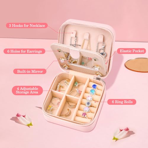 Inngeroo Christmas Gift Ideas, Travel Jewelry Case Box Personalized Gifts - style: J